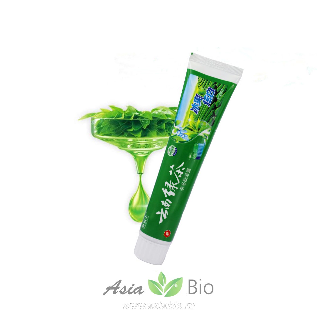 ( 0109 ) Зубная паста "Tang Le Shi" 360  с эссенцией натурального органического зеленого чая  - успокоение десен, отбеливание