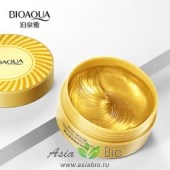 ( 5015 ) Гидрогелевые патчи для области глаз с экстрактом золота " BIOAQUA eye mask " - успокаивающие