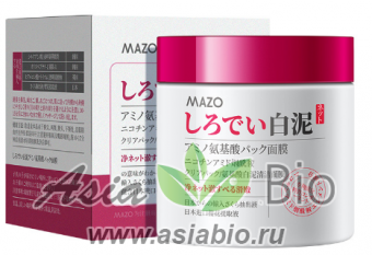 (7664) Маска для лица " Mazo " с аминокислотами и белой глиной Amino Acid White Mud Clean Mask 