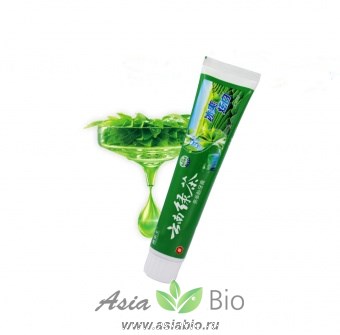 ( 0109 ) Зубная паста "Tang Le Shi" 360  с эссенцией натурального органического зеленого чая  - успокоение десен, отбеливание