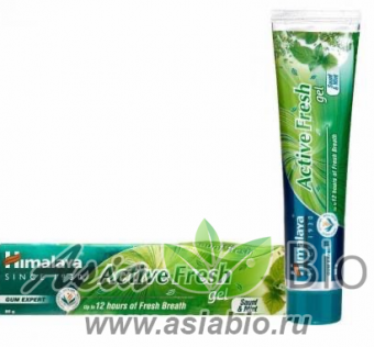 ( 6092 ) Зубная паста Актив Фрэш Гель (Active Fresh Gel toothpaste)
