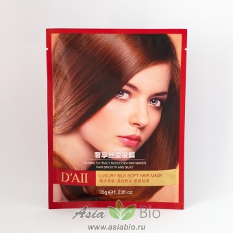 ( 40584) Маска для волос на основе трав " D’AII LUXURY SILK SOFT HAIR MASK  " - питательная
